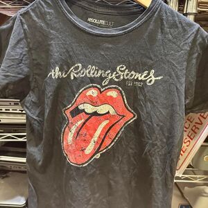 The-rolling-stones Women's Black and Red T-shirt
